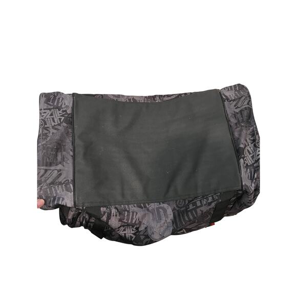 UNIT Heavy Duty Duffel Bag 22"x12"x10" Gray Black Red - Picture 4 of 7